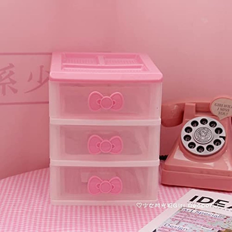 PEXIZUAN Kawaii Desk Organizer  234 Layers Room Decor  Accessories